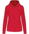 KB4031 K4031 Kariban Ladies Full Zip Hoodie Red colour image